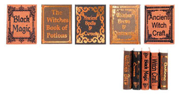 Dollhouse Miniature Witch Reference #1, 5pc